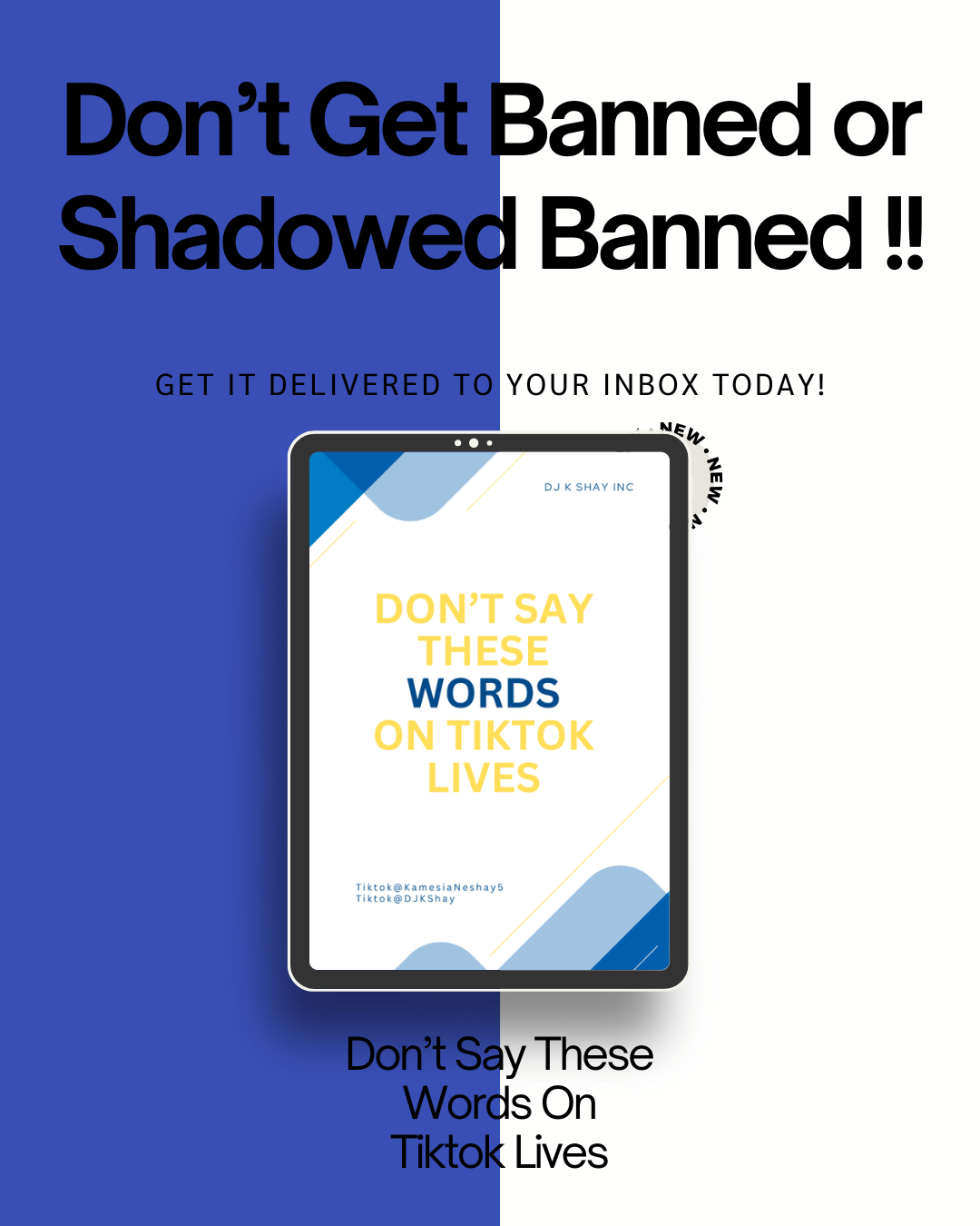 Don't Say These Words on Tiktok